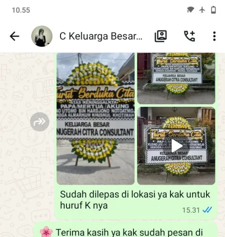 Pengiriman Papan Bunga Duka Depok