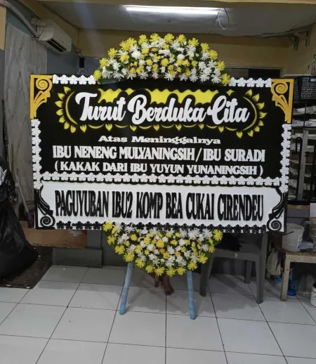 Papan Bunga Duka Depok